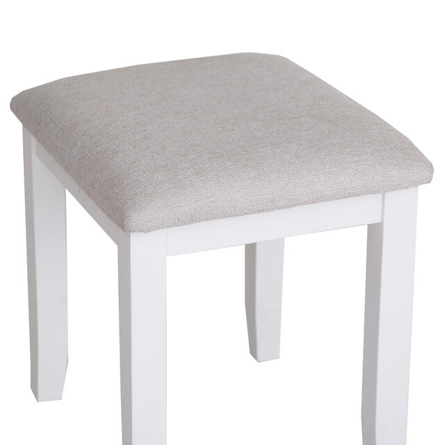 Venice White Stool