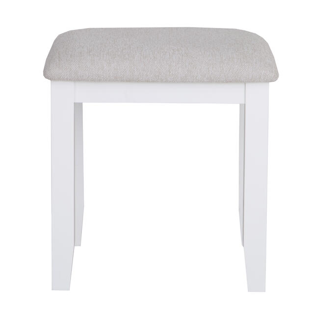 Venice White Stool