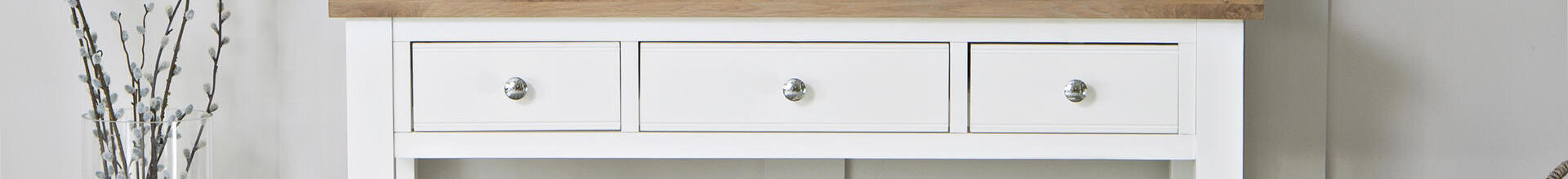 Venice White Dressing Table