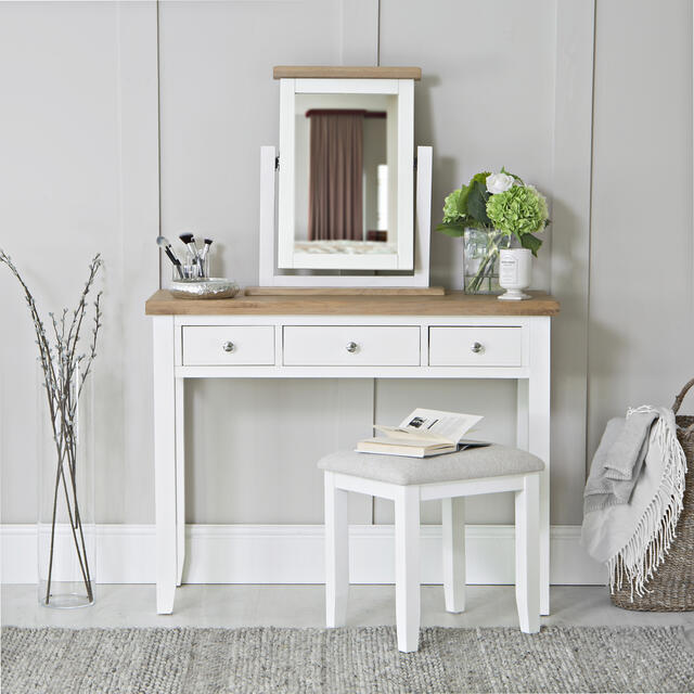 Venice White Dressing Table