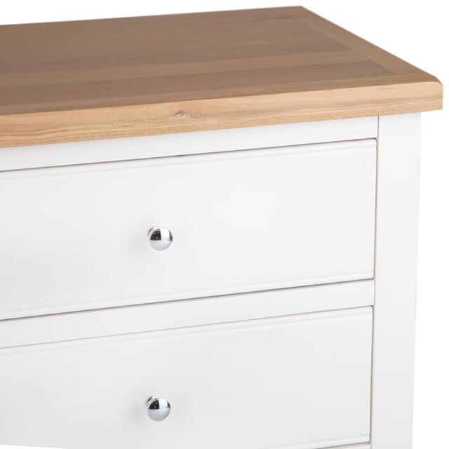 Venice White 6 Drawer Chest