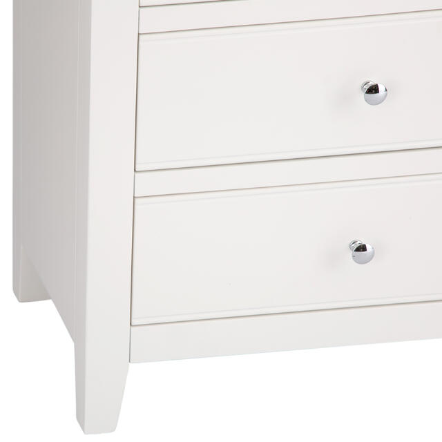 Venice White 6 Drawer Chest