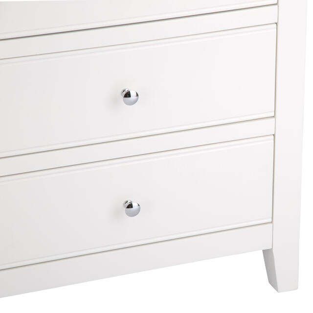 Venice White 6 Drawer Chest