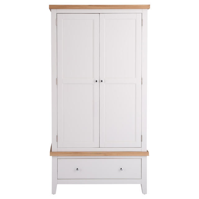 Venice White 2 Door Wardrobe Venice White 2 Door Wardrobe