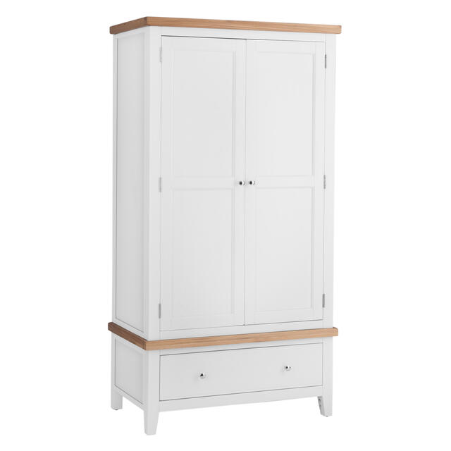 Venice White 2 Door Wardrobe