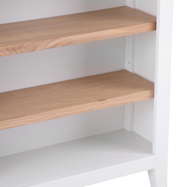 Venice White Small Wide Bookcase Venice White Small Wide Bookcase