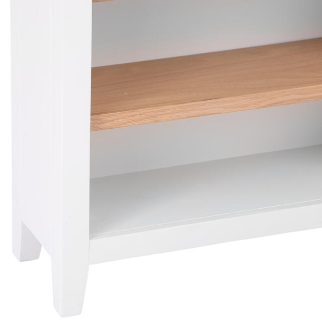 Venice White Small Wide Bookcase Venice White Small Wide Bookcase