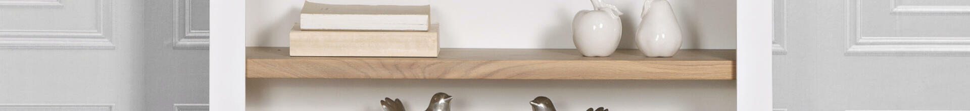 Venice White Small Wide Bookcase Venice White Small Wide Bookcase
