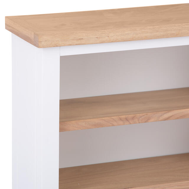 Venice White Small Wide Bookcase Venice White Small Wide Bookcase