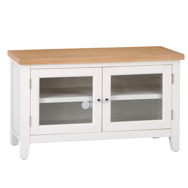 Venice White Standard TV Unit