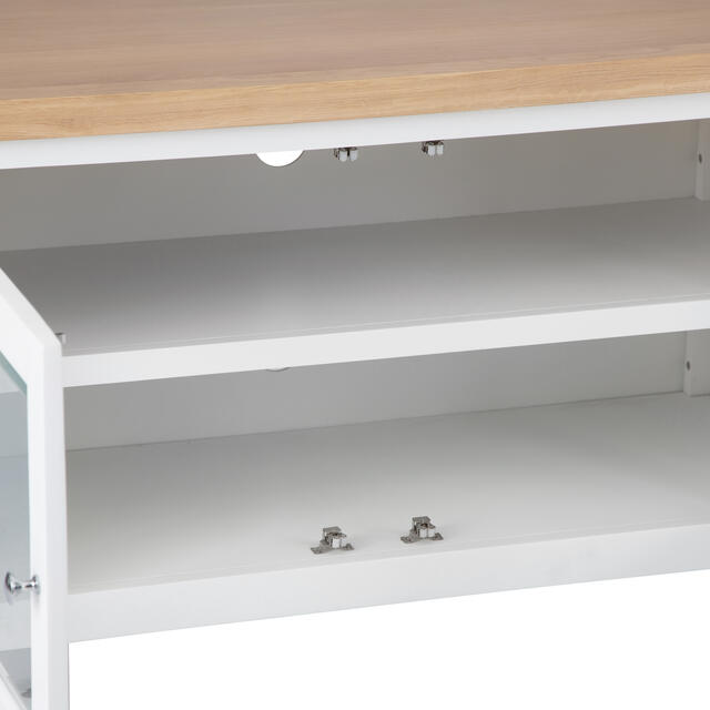 Venice White Standard TV Unit