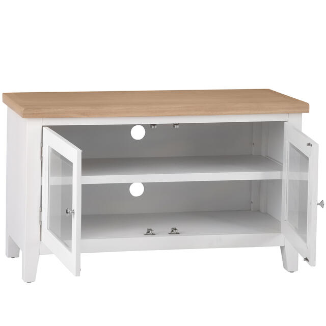 Venice White Standard TV Unit