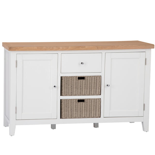 Venice White Large Sideboard