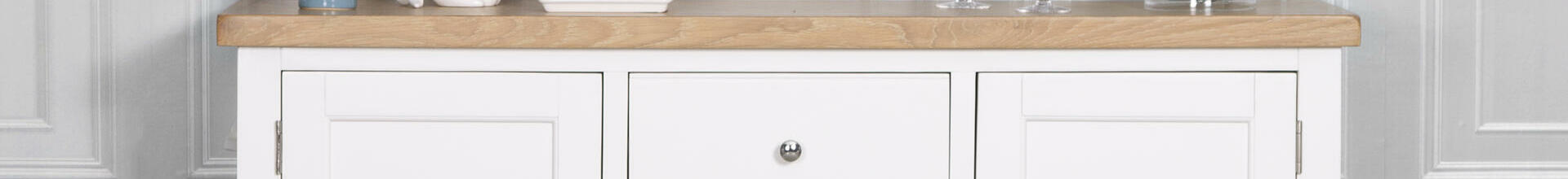 Venice White Large Sideboard