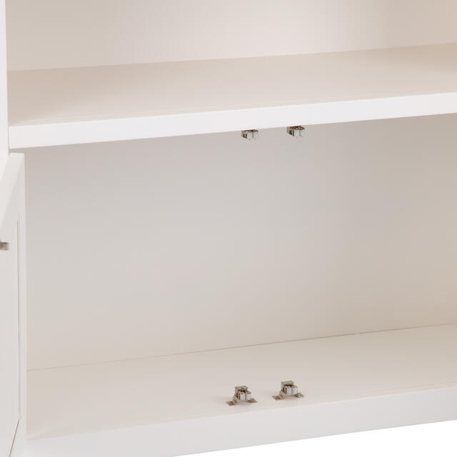 Venice White Large Bookcase