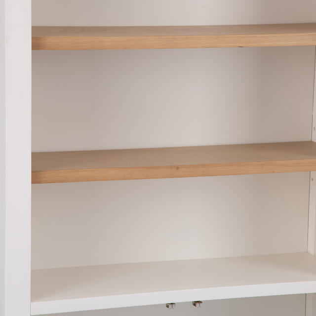 Venice White Large Bookcase