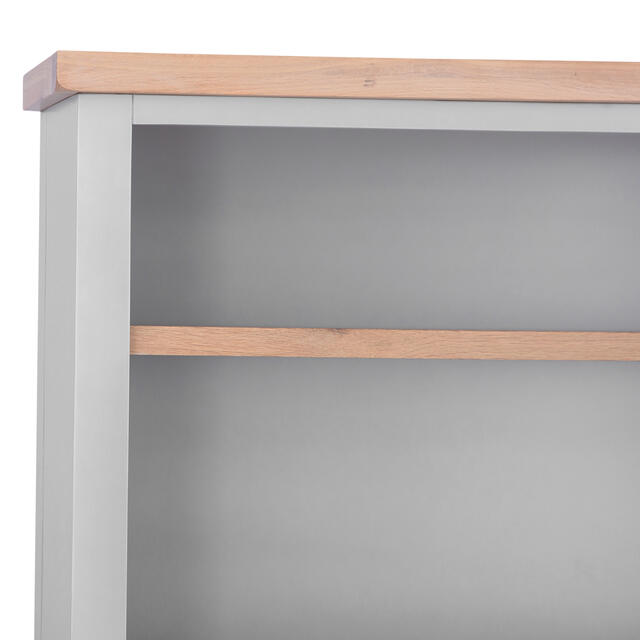 Venice Grey Large Bookcase