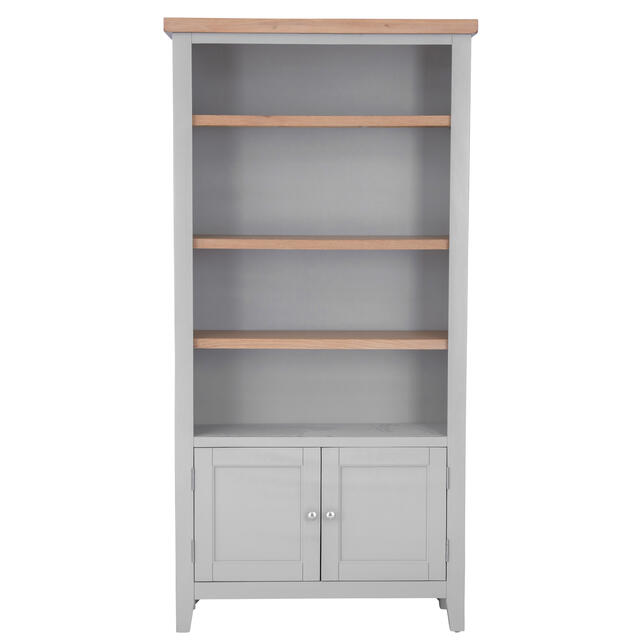 Venice Grey Large Bookcase