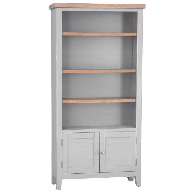 Venice Grey Large Bookcase