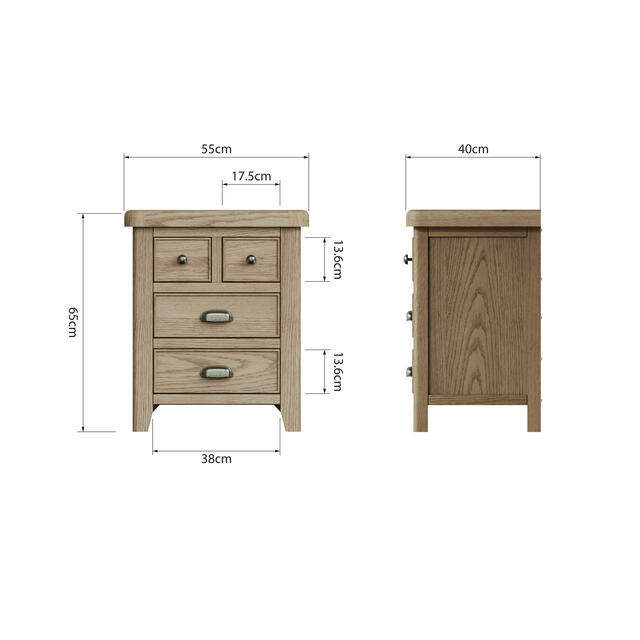 Sorrento Extra Large Bedside Cabinet