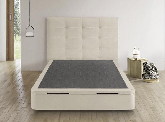 Khama Yulan Ottoman Storage Bed base 200 x 150cm Hueso Beige Khama Yulan Ottoman Storage Bed base 200 x 150cm Hueso Beige