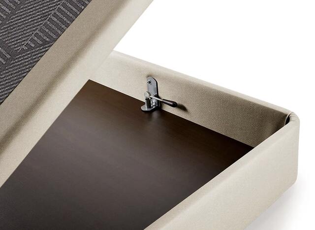 Khama Yulan Ottoman Storage Bed base 200 x 150cm Hueso Beige Khama Yulan Ottoman Storage Bed base 200 x 150cm Hueso Beige