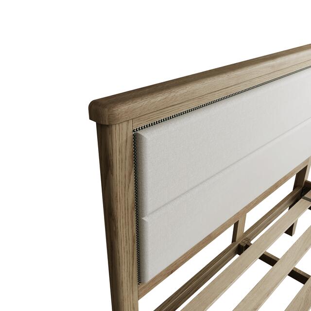Sorrento 5' Bed with Fabric Headboard Sorrento 5' Bed with Fabric Headboard