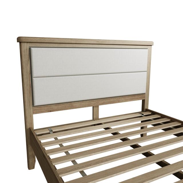 Sorrento 5' Bed with Fabric Headboard Sorrento 5' Bed with Fabric Headboard