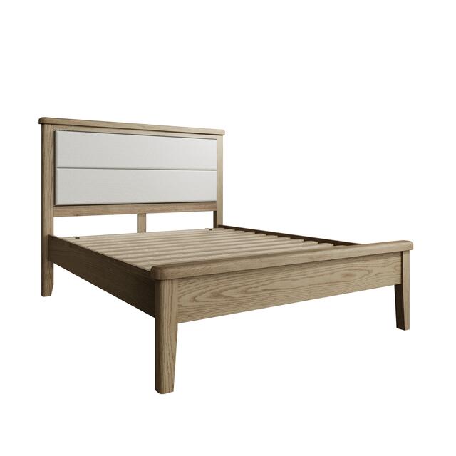Sorrento 5' Bed with Fabric Headboard Sorrento 5' Bed with Fabric Headboard