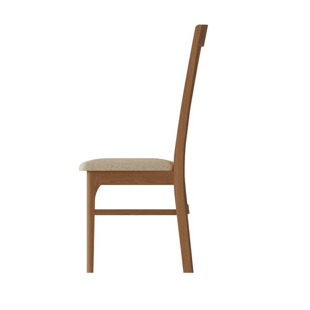 Amalfi Slat Back Chair with Fabric Seat Amalfi Slat Back Chair with Fabric Seat